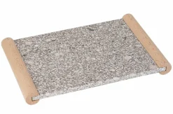 Medical Stone tray met houten greep 30,5 x 20 cm