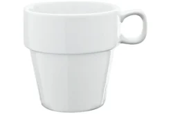 Melkbeker met oor 8 cm wit Everyday