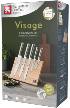 Messenset Visage 5-delig met magnetisch blok Richardson Sheffield