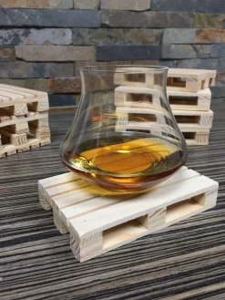 Mini pallet onderzetters set van 4