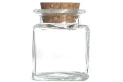 Mini voorraadpotje 5cl met kurken dop