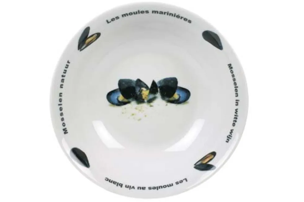 Mosselbord Deco 23 x 6 cm