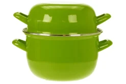 Mosselpan lime groen 1,2 kg - 18 cm