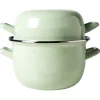 Mosselpan mint groen 1,2 kg - 18 cm