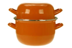 Mosselpan oranje 1,2 kg - 18 cm