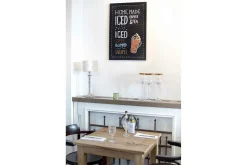 Muur krijtbord incl. krijt en ophangsysteem 60 cm x 40 cm Woody