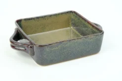 Ovenschaal 17 cm x 17 cm grijs Rustique