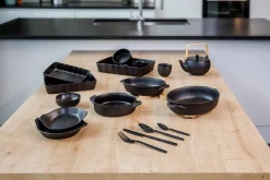 Ovenschaal 18 cm x 5,7 cm met 2 grepen Yara Black