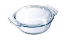 Ovenschaal met deksel 3,5L Pyrex Essentials borosilicaat