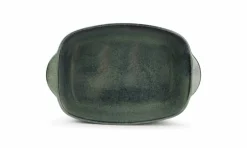 Ovenschaal 39 x 22,5 cm Meridian groen/blauw
