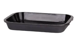 Ovenschotel 35,5x23x5 Castard gietijzer mat zwart