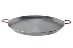 Paellapan 70 cm gepolierd staal