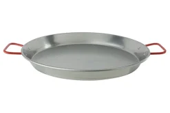 Paellapan 50 cm gepolierd staal