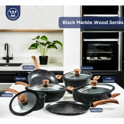 Pannenkoekenpan 26 cm Black Marble Wood Westinghouse