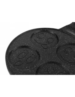Pannenkoekenpan Keramische Coating 26 cm 4 Kops Smiley Edënbërg Stonetec Line