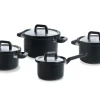 Pannenset 8-delig BK Flow Cool Black