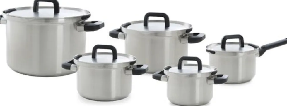Pannenset 10-delig BK Flow Cool RVS