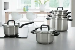 Pannenset 10-delig BK Flow Cool RVS