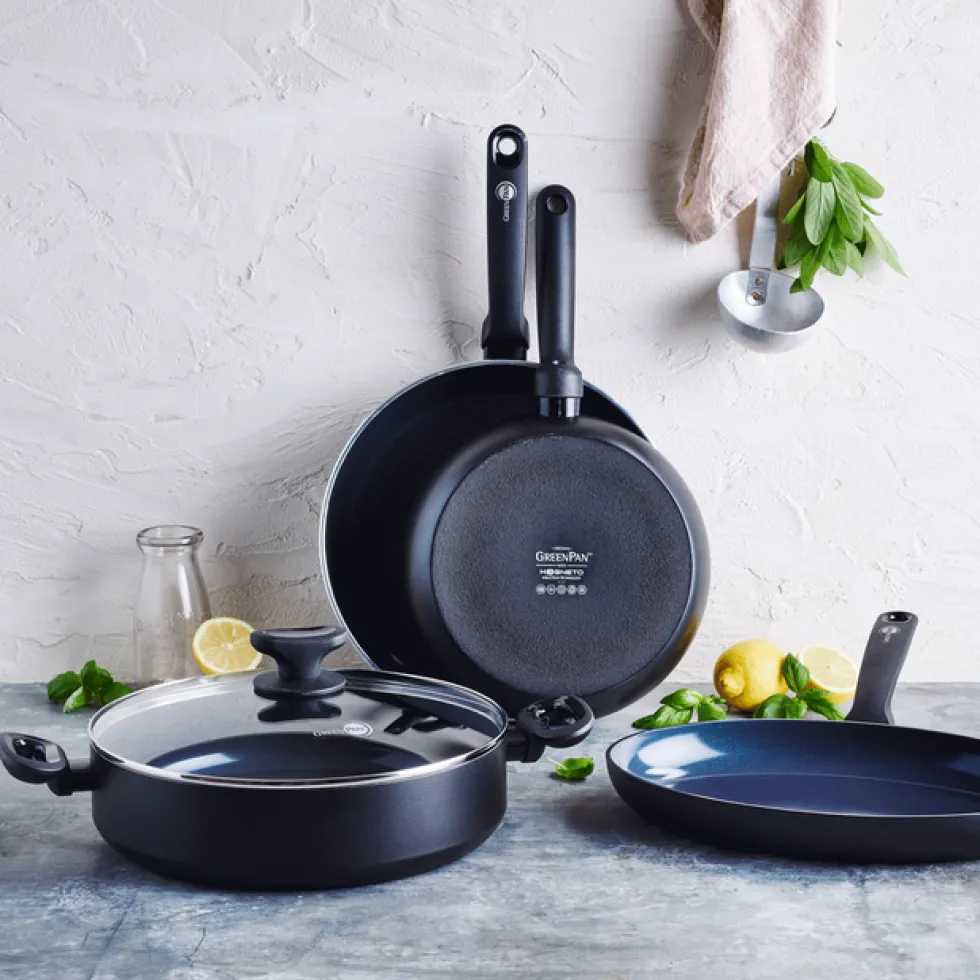 Pannenset 5 delig Greenpan Torino