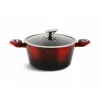 Pannenset Luxe 6-Delig Rood-Zwart-Metallic Edënbërg Red Line