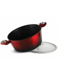 Pannenset Luxe 6-Delig Rood-Zwart-Metallic Edënbërg Red Line