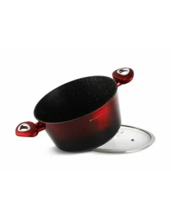 Pannenset Luxe 6-Delig Rood-Zwart-Metallic Edënbërg Red Line
