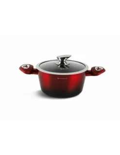 Pannenset Luxe 6-Delig Rood-Zwart-Metallic Edënbërg Red Line