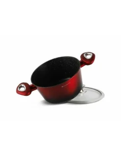 Pannenset Luxe 6-Delig Rood-Zwart-Metallic Edënbërg Red Line
