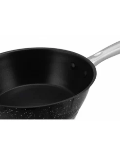 Pannenset Luxe 12-Delig RVS Sandwichbodem Black Line Edënbërg