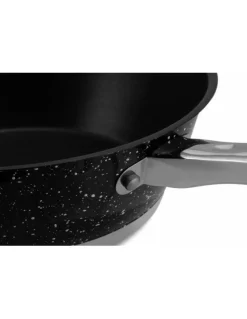 Pannenset Luxe 12-Delig RVS Sandwichbodem Black Line Edënbërg