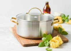 Pannenset RVS 8-delig Greenpan Padova 3-Ply uncoated