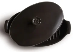 Papillote ovenschaal met deksel 41 cm Emile Henry Fusain