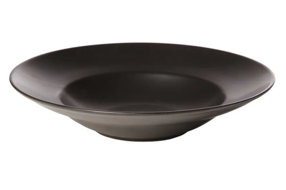 Pastabord zwart 28 cm