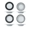 Pastabord zwart wit Geo Black 27,5cm