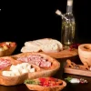 Peper en zout set olijfhout