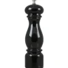 Pepermolen 22 cm zwart gelakt Torino