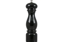 Pepermolen 22 cm zwart gelakt Torino