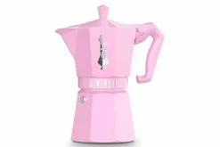 Percolator Moka Express Bialetti roze 6-kops