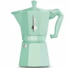 Percolator Moka Express Bialetti groen 6-kops