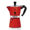 Percolator Moka Express Bialetti rood 3-kops