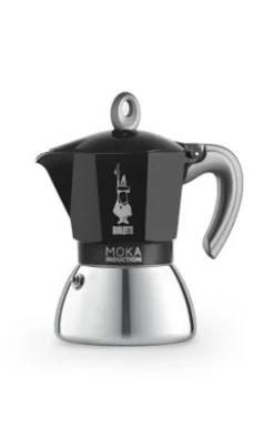 Percolator Moka Induction Bialetti zwart 4-kops