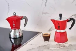 Percolator Moka Induction Bialetti rood 6-kops