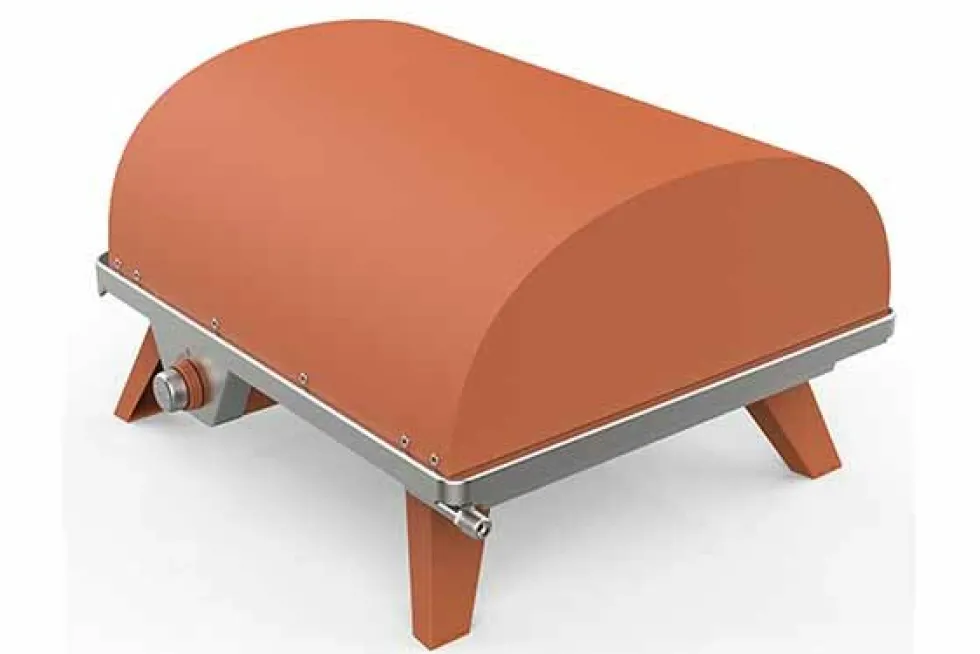 Pizzaoven gas terracotta Piana Sedici 71 x 55,7 cm ZiiPa XL