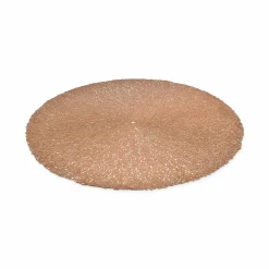 Placemat 38 cm zwart Koper