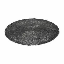 Placemat 38 cm zwart Vene