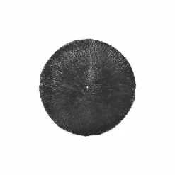 Placemat 38 cm zwart Vene