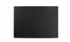 Placemat 43 x 30 cm Lederlook Zwart Layer