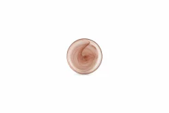 Plat bord 14 cm bruin/roze Twirl