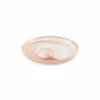 Plat bord 21 cm bruin/roze Twirl