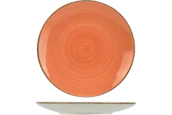 Plat bord 27cm Granite Terracotta